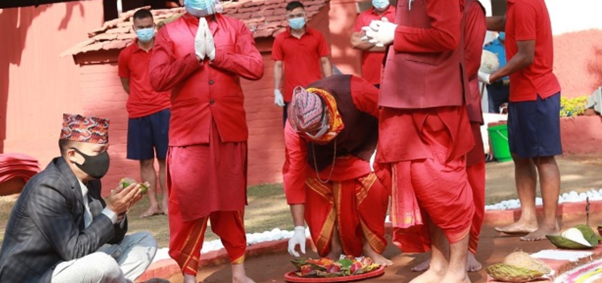 खड्गभवानी कोतमा मौलो पूजासहित सामूहिक टीका 